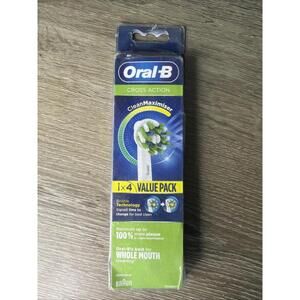 Oral-B CrossAction 4 Electric Toothbrush Heads with CleanMaximiser Technology